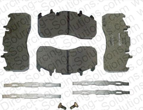 DSS 6260002 - Brake Pad Set, disc brake autospares.lv