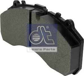 DT Spare Parts 4.90930 - Brake Pad Set, disc brake autospares.lv