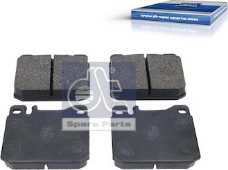 DT Spare Parts 4.92241 - Brake Pad Set, disc brake autospares.lv