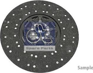 DT Spare Parts 4.67791 - Clutch Disc autospares.lv