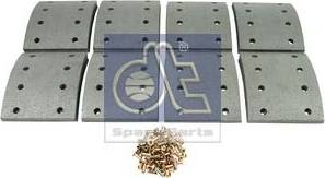 DT Spare Parts 5.92165 - Brake Lining Kit, drum brake autospares.lv