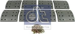 DT Spare Parts 5.92167 - Brake Lining Kit, drum brake autospares.lv