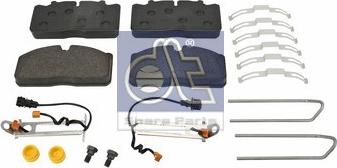 DT Spare Parts 6.95100 - Brake Pad Set, disc brake autospares.lv