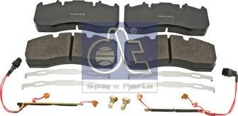 DT Spare Parts 6.95113 - Brake Pad Set, disc brake autospares.lv