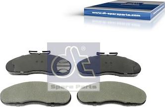 DT Spare Parts 6.95117 - Brake Pad Set, disc brake autospares.lv