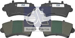 DT Spare Parts 6.95120 - Brake Pad Set, disc brake autospares.lv