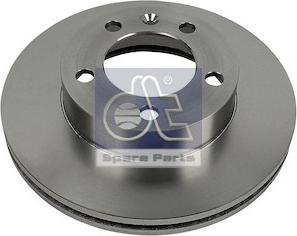 DT Spare Parts 6.61038 - Brake Disc autospares.lv
