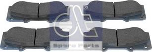 DT Spare Parts 14.94000 - Brake Pad Set, disc brake autospares.lv