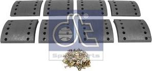 DT Spare Parts 10.33007 - Brake Lining Kit, drum brake autospares.lv