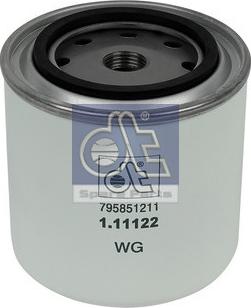 DT Spare Parts 1.11122 - Coolant Filter autospares.lv