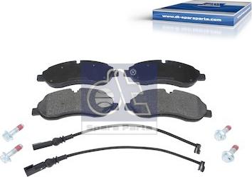 DT Spare Parts 13.93107 - Brake Pad Set, disc brake autospares.lv