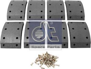 DT Spare Parts 1.35051 - Brake Lining Kit, drum brake autospares.lv
