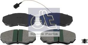 DT Spare Parts 12.93105 - Brake Pad Set, disc brake autospares.lv