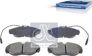 DT Spare Parts 12.93106 - Brake Pad Set, disc brake autospares.lv