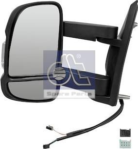 DT Spare Parts 12.83011 - Outside Mirror, driver cab autospares.lv