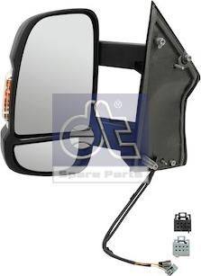 DT Spare Parts 12.83018 - Outside Mirror, driver cab autospares.lv