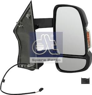 DT Spare Parts 12.83024 - Outside Mirror, driver cab autospares.lv