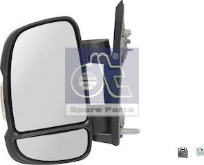 DT Spare Parts 12.83020 - Outside Mirror, driver cab autospares.lv