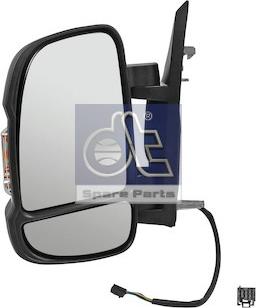 DT Spare Parts 12.83021 - Outside Mirror, driver cab autospares.lv