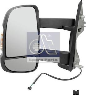 DT Spare Parts 12.83022 - Outside Mirror, driver cab autospares.lv