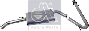 DT Spare Parts 12.27158 - Middle / End Silencer autospares.lv