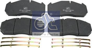 DT Spare Parts 3.96401 - Brake Pad Set, disc brake autospares.lv