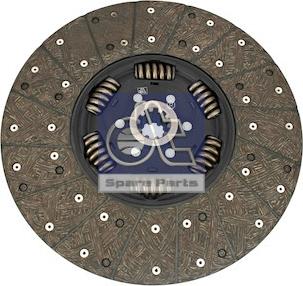 DT Spare Parts 3.40027 - Clutch Disc autospares.lv