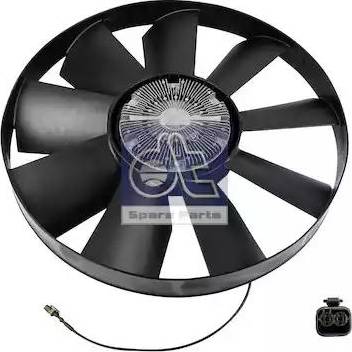 DT Spare Parts 3.15215 - Fan, radiator autospares.lv