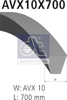 DT Spare Parts 3.34258 - V-Belt autospares.lv