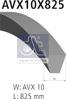 DT Spare Parts 3.34260 - V-Belt autospares.lv