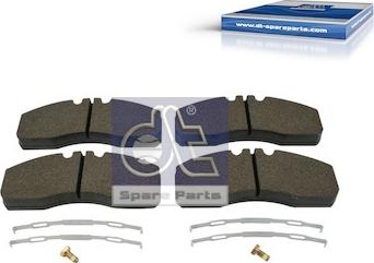 DT Spare Parts 2.94095 - Brake Pad Set, disc brake autospares.lv