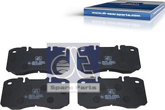 DT Spare Parts 7.92600 - Brake Pad Set, disc brake autospares.lv