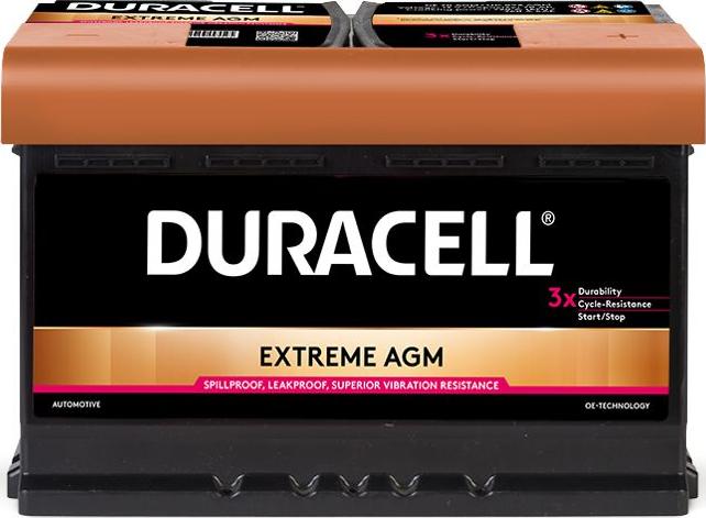 DURACELL 016570010801 - Starter Battery autospares.lv