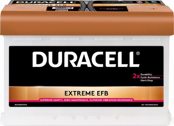 DURACELL 012575110801 - Starter Battery autospares.lv