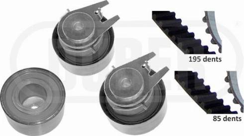 Dürer 121348 - Timing Belt Set autospares.lv