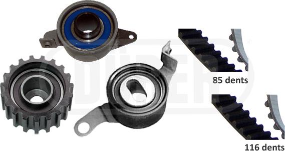 DÜRER DK241100 - Timing Belt Set autospares.lv