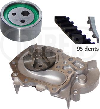 DÜRER PA161048 - Water Pump & Timing Belt Set autospares.lv