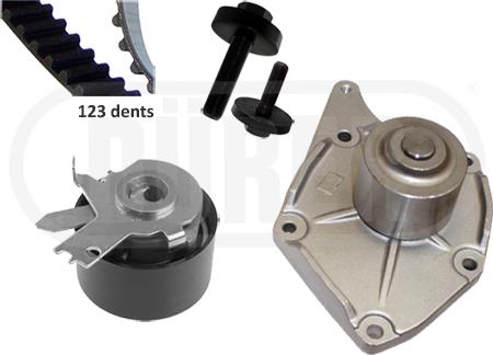 Dürer PA161106A - Water Pump & Timing Belt Set autospares.lv