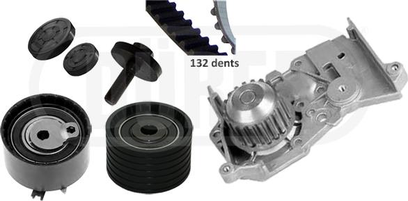 Dürer PA161110 - Water Pump & Timing Belt Set autospares.lv