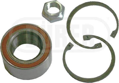 Dürer R80575K - Wheel hub, bearing Kit autospares.lv