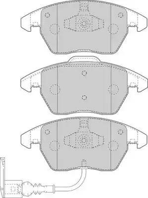 Duron DBP391641 - Brake Pad Set, disc brake autospares.lv