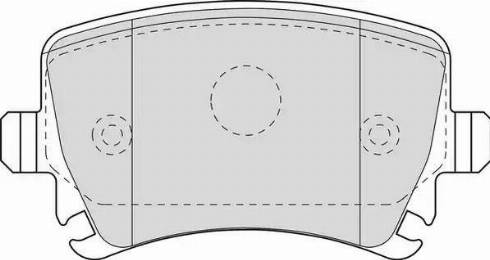 Duron DBP391636 - Brake Pad Set, disc brake autospares.lv