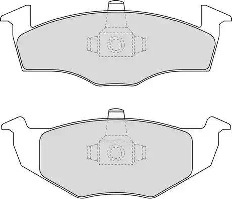 Duron DBP391288 - Brake Pad Set, disc brake autospares.lv