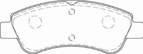 Duron DBP344066 - Brake Pad Set, disc brake autospares.lv