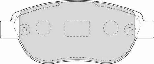 Duron DBP341476 - Brake Pad Set, disc brake autospares.lv