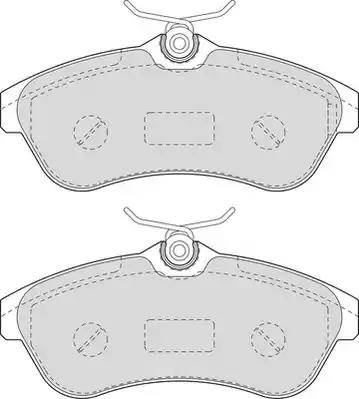 Duron DBP341543 - Brake Pad Set, disc brake autospares.lv