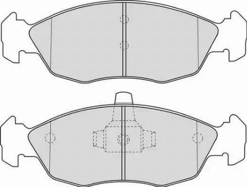 Duron DBP341168 - Brake Pad Set, disc brake autospares.lv