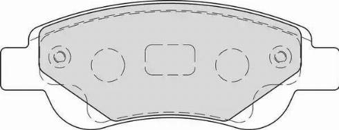 Duron DBP341790 - Brake Pad Set, disc brake autospares.lv