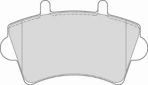 Duron DBP351452 - Brake Pad Set, disc brake autospares.lv