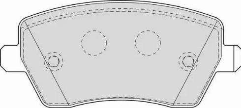 Duron DBP351617 - Brake Pad Set, disc brake autospares.lv